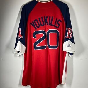 Boston Red Socks Youkilis Majestic sz 2XL Jersey
